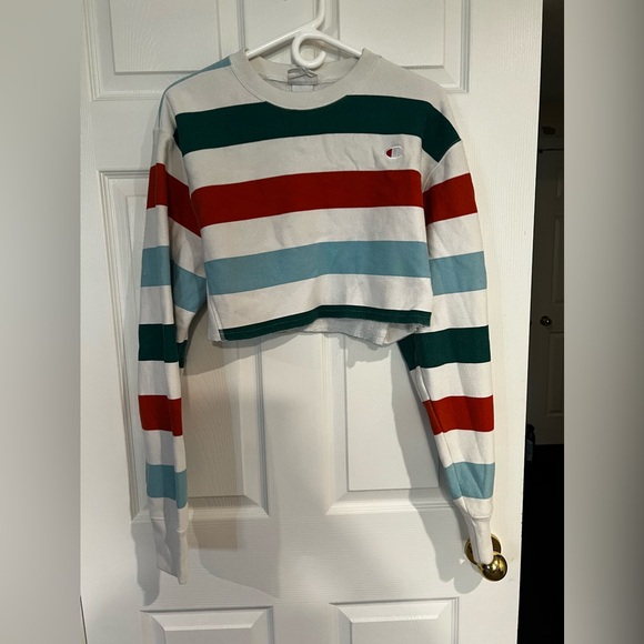 Champion striped crop top long sleeve - Picture 2 of 8